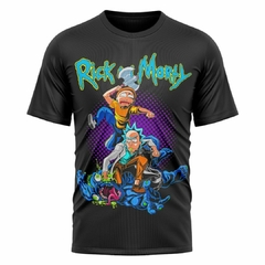 Remera Rick and Morty a la batalla