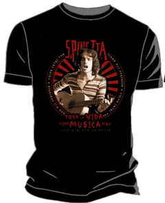 Remera Spinetta Todo tiene música