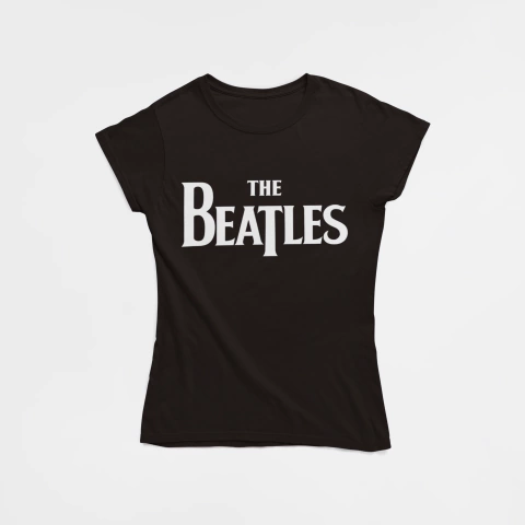 Remera entallada The Beatles Font