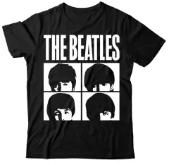 Remera The Beatles Monocromo