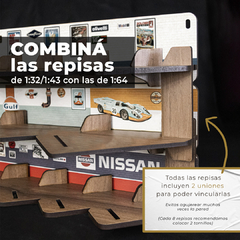 Repisa para 4 Autos 1:43 / 1:32 - Automovilismo 1980 - tienda online