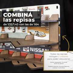 Repisa para 4 Autos 1:43 / 1:32 - Automovilismo 1990 - tienda online