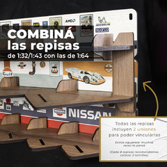 Repisa para 4 Autos 1:43 / 1:32 - Automovilismo 2000 - tienda online