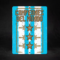 Set de 11 Carteles de La Selección Argentina - Renovo Colgables