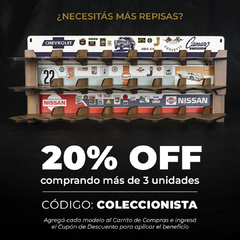 Repisa para 4 Autos 1:43 / 1:32 - Chevrolet - Renovo Colgables