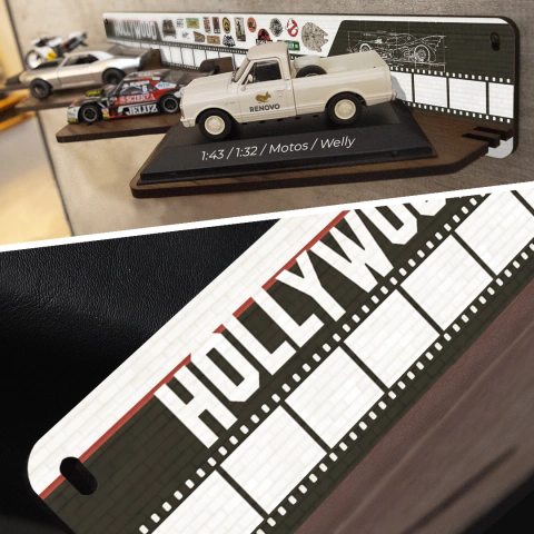 Repisa para 4 Autos 1:43 / 1:32 - Cine