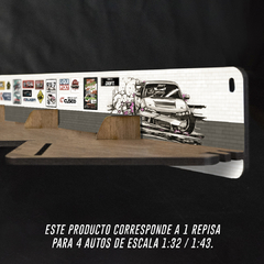 Repisa para 4 Autos 1:43 / 1:32 - Drift - comprar online