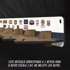 Repisa para 8 Autos 1:64 - EEUU - comprar online