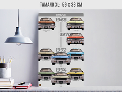 Cuadro Evolución Dodge - Renovo Colgables