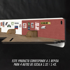 Repisa para 4 Autos 1:43 / 1:32 - Francia - comprar online