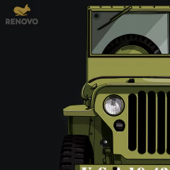 Portallaves Jeep Willys - tienda online
