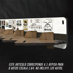 Repisa para 8 Autos 1:64 - Mercedes-Benz - comprar online