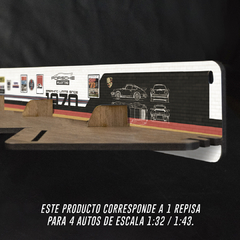 Repisa para 4 Autos 1:43 / 1:32- Porsche - comprar online