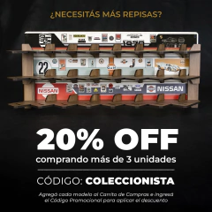 Repisa para 8 Autos 1:64 - Porsche - Renovo Colgables