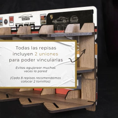 Repisa para 8 Autos 1:64 - Porsche - tienda online