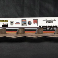 Repisa para 8 Autos 1:64 - Porsche