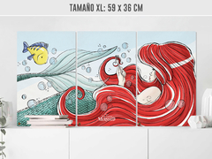 Tríptico La Sirenita - tienda online