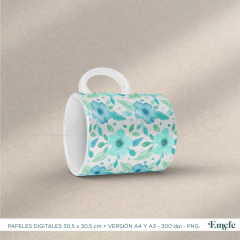 PAPELES DIGITALES - NATURAL AZUL - ARCHIVO IMPRIMIBLE en internet