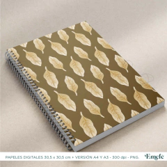 PAPELES DIGITALES - NATURAL TIERRA - ARCHIVO IMPRIMIBLE - TIENDA EMEFÉ