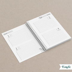 INTERIOR AGENDA 2026 DOS DÍAS HORIZONTAL - ARCHIVO IMPRIMIBLE - MODELO 002 - TIENDA EMEFÉ