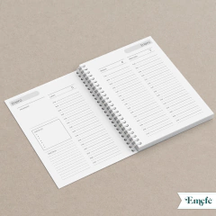 INTERIOR AGENDA 2026 DOS DÍAS VERTICAL - ARCHIVO IMPRIMIBLE - MODELO 001 - tienda online