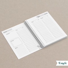 INTERIOR AGENDA 2026 DOS DÍAS VERTICAL - ARCHIVO IMPRIMIBLE - MODELO 002 - TIENDA EMEFÉ