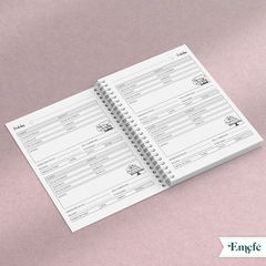 INTERIOR AGENDA REPOSTERÍA Y PASTELERÍA FLORAL - ARCHIVO IMPRIMIBLE - tienda online