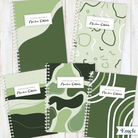 PACK TAPAS AGENDA - GARABATO VERDE - ARCHIVO DIGITAL