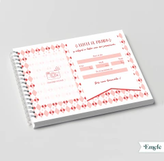 INTERIOR LIBRO DE RECUERDOS - ROJO - ARCHIVO DIGITAL - tienda online