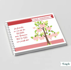 Imagen de INTERIOR LIBRO DE RECUERDOS - ROJO - ARCHIVO DIGITAL