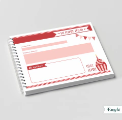 INTERIOR LIBRO DE RECUERDOS - ROJO - ARCHIVO DIGITAL - comprar online