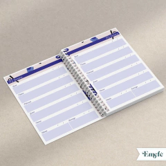 INTERIOR PLANNER PERPETUO - FLORES AZULES A5 en internet