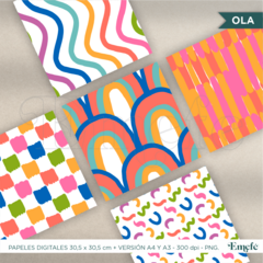 PAPELES DIGITALES - OLA - ARCHIVO IMPRIMIBLE en internet