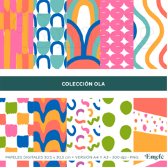 PAPELES DIGITALES - OLA - ARCHIVO IMPRIMIBLE