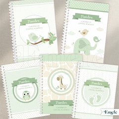 PACK TAPAS CUADERNO - AMOR VERDE - ARCHIVO DIGITAL