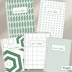 PACK TAPAS AGENDA - HEXA VERDE - ARCHIVO DIGITAL