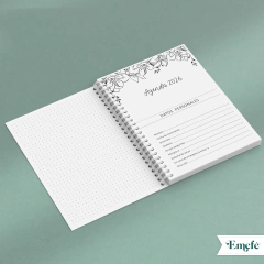 INTERIOR AGENDA 2026 DOS DÍAS VERTICAL - ARCHIVO IMPRIMIBLE - MODELO 002 - tienda online