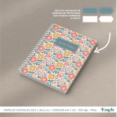 PAPELES DIGITALES - EMILIA - ARCHIVO IMPRIMIBLE - TIENDA EMEFÉ