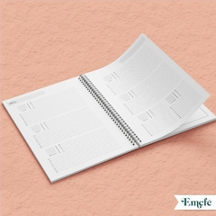 INTERIOR AGENDA SEMANAL PERPETUA - ARCHIVO IMPRIMIBLE - MODELO 001