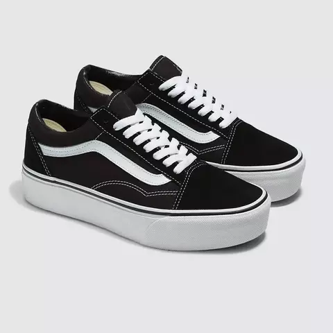Tênis Old Skool Plataforma Black White