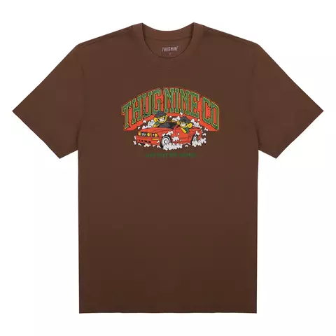 Camiseta Live Fast - Marrom - comprar online
