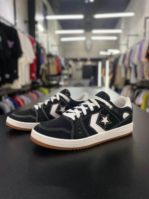 Tênis Skate Cano Baixo Cons As-1 Pro - Preto Unissex