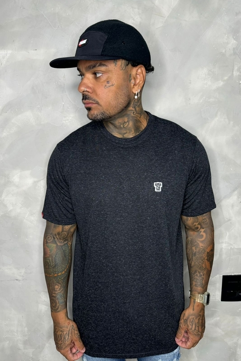 Camiseta Basic T9 Patch - Grafite