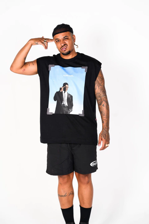 Regata Machão Fulano Disse - Preto