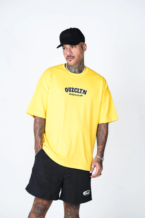 Camiseta Ouz Sports Club - Amarelo