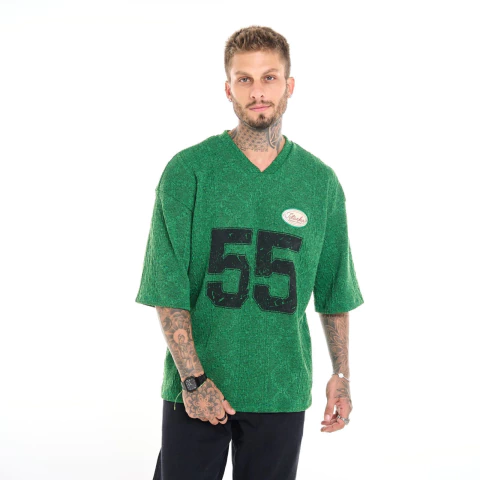 Camiseta Oversized Green Lucky - Verde