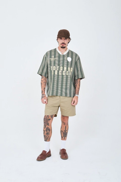 Camiseta Oversized Sport Club - Verde