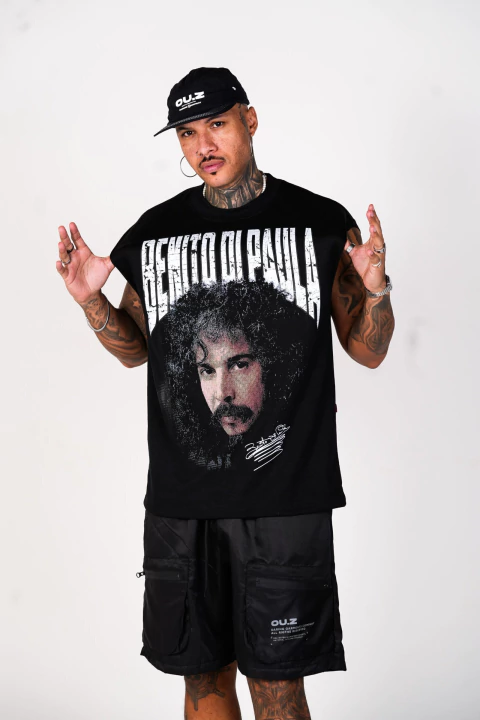 Regata Machão Benito de Paula - Preto