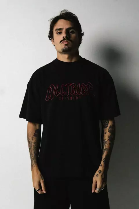 Camiseta T-Shirt Over ACDC - Preto