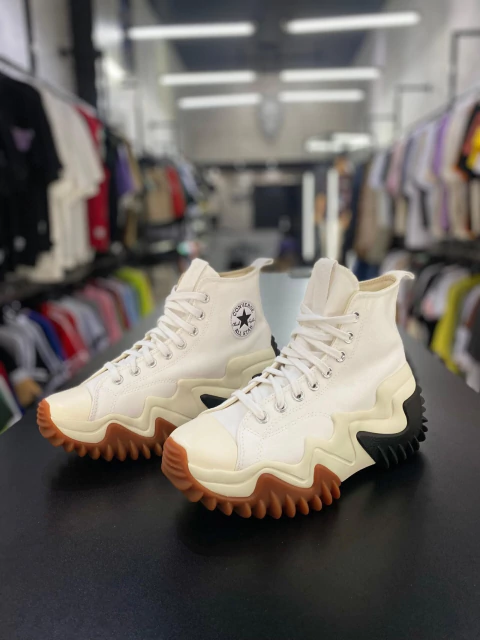 Tênis Cano Alto Run Star Motion - Branco Unissex